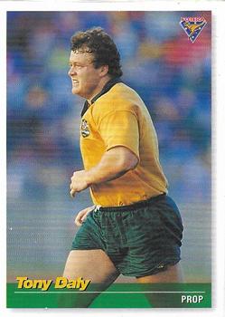 1995 Futera Rugby Union #15 Tony Daly Front